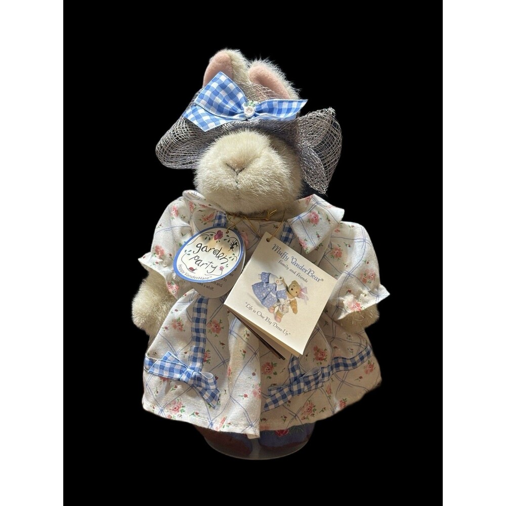 Vintage 1998 Muffy VanderBear Collection Garden Party Hoppy VanderHare Plush Toy